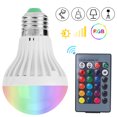 thumbnail image 4 of Lámpara decorativa multicolor de 3 W, 85-265 V, con mando a distancia, bombilla LED RGB E27, 4 of 8