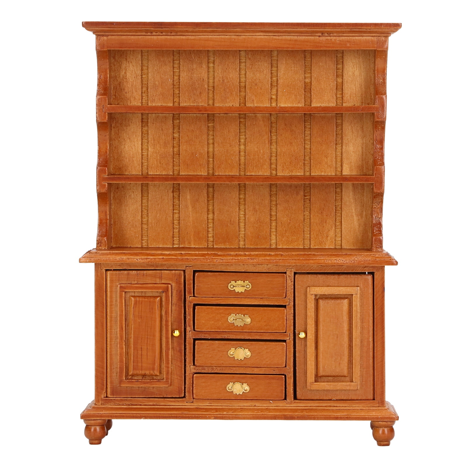 Dollhouse Bookcase, Dollhouse Bookshelf Miniature?Retro 2 Door