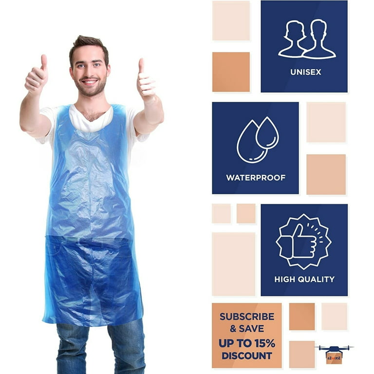 Top-Quality Disposable Polythene Aprons (100 Pack) - Special Offer