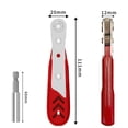 thumbnail image 3 of Juego de llaves de trinquete con llave de dos puntas, par ajustable para automóvil (rojo, 14 piezas) Ehuebsd Para estrenar, 3 of 8