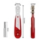 thumbnail image 3 of Juego de llaves de trinquete con llave de doble punta, par ajustable para coche (rojo, 22 unidades) Tmvgtek Para estrenar, 3 of 8