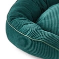 thumbnail image 5 of Vibrant Life Large Oval Corduroy Cuddler Pet Bed, Green, 30" x 27", 5 of 6