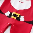 thumbnail image 6 of Odeerbi Baby Boys Girls Clothes Christmas Santa Claus Rompers Cotton Jumpsuits Winter Baby Long Sleeve Bodysuit Newborn Christmas Crawling Clothes Onesie Red, 6 of 8
