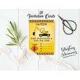 thumbnail image 3 of Darling Souvenir Yellow Birthday Invitation Card Printable Elegant Fill or Write In Blank Party Invites 28 Pcs 5 x 7 Inches, 3 of 5