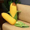 thumbnail image 3 of Fresh Corn Plush Toy Soft Stuffed Crop Roasted Corn Simulation Pillow Sleeping Pad Christmas Gift, 3 of 3