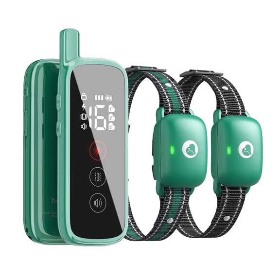 Heaflex 2-Dog Electric Training Collar With Remote Shock Collar For 2 Dogs Tailored For Small Dogs 5-120 Lbs Dogs, 2600ft Range, 3 Training Modes, Ipx7 Waterproof, Touchscreen Control