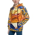 thumbnail image 2 of Lsque Sml Jeffy Patten Youth Hoodie Sweatshirt Pullover with Kangaroo Pocket Boys and Girls Hoodie Warm Hoodie for Kids, 2 of 8