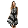 thumbnail image 2 of Riviera Sun Dress Dresses for Women (Black / White, 3X), 2 of 4