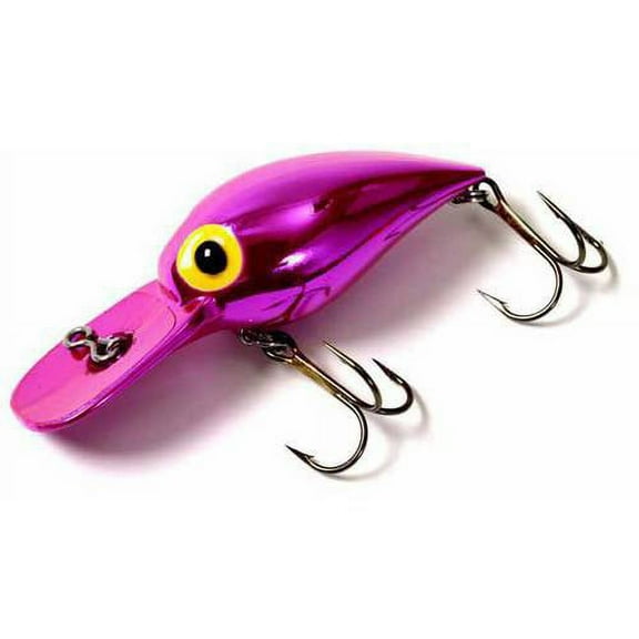 Brad's L'il Wigglers Crank Bait, Metallic Pink