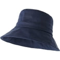 thumbnail image 6 of CoCopeaunts Summer Wide Brim Bucket Hat for Women Adjustable Chin Strap Cotton UV Protection Solid Colors Casual Fisherman Hat, 6 of 8