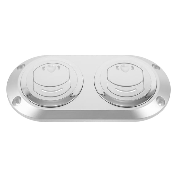 WEUVEB Grey Air Conditioner Vent Deflector for RVs, Adjustable Airflow Control, Easy Installation Accessory