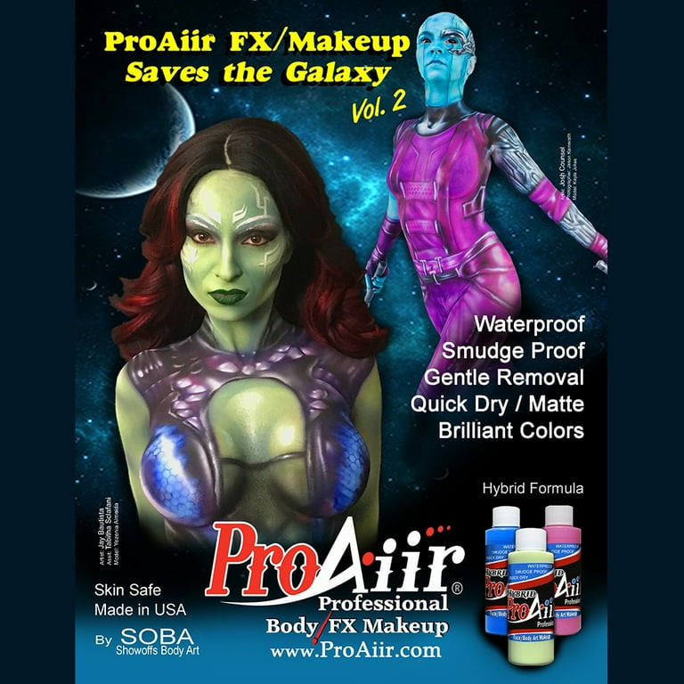 Water Resistant Face Paint DIPS - Black - ShowOffs Body Art