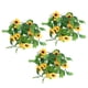 thumbnail image 3 of Yunxwd 3 luces de cadena de girasol, 8 pies, 20 luces LED alimentadas por batería para jardín, sala de estar, boda, fiesta, día de San Valentín, Halloween, decoración de Navidad, 3 of 14
