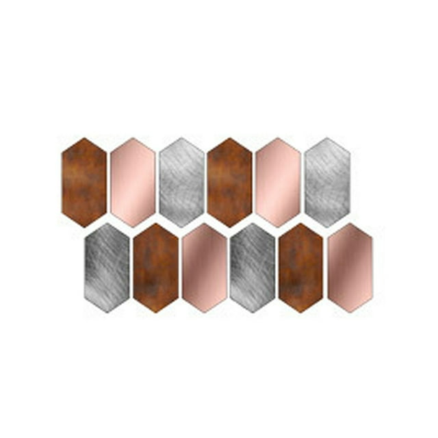 Halloween Decorations Indoor 12 PCS Crystal Tile Stickers DIY Waterproof Self-Adhesive Wall Stickers Decor