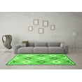 thumbnail image 3 of Ahgly Company Indoor Square Abstract Green Modern Area Rugs, 5' Square, 3 of 4