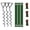 Black, variant on Lynono Heavy Duty Helical Tree Stake Kit with Easy Removal Garden Camping Applications