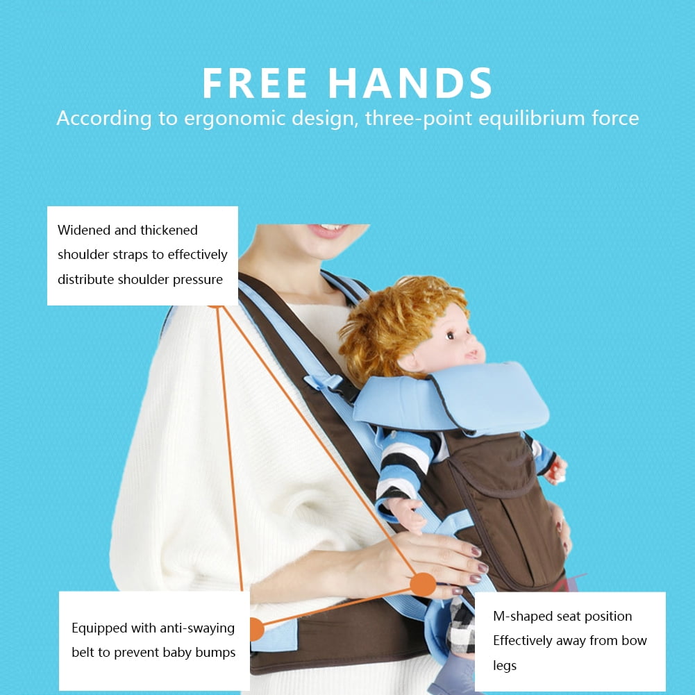 ortable Infant Care Carrier Breathable Adjustable Wrap Sling Backpack Bel