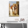 thumbnail image 2 of ARTCANVAS The Shadow Canvas Art Print by Edmund Blair Leighton - Size: 26" x 18" (1.50" Deep), 2 of 9