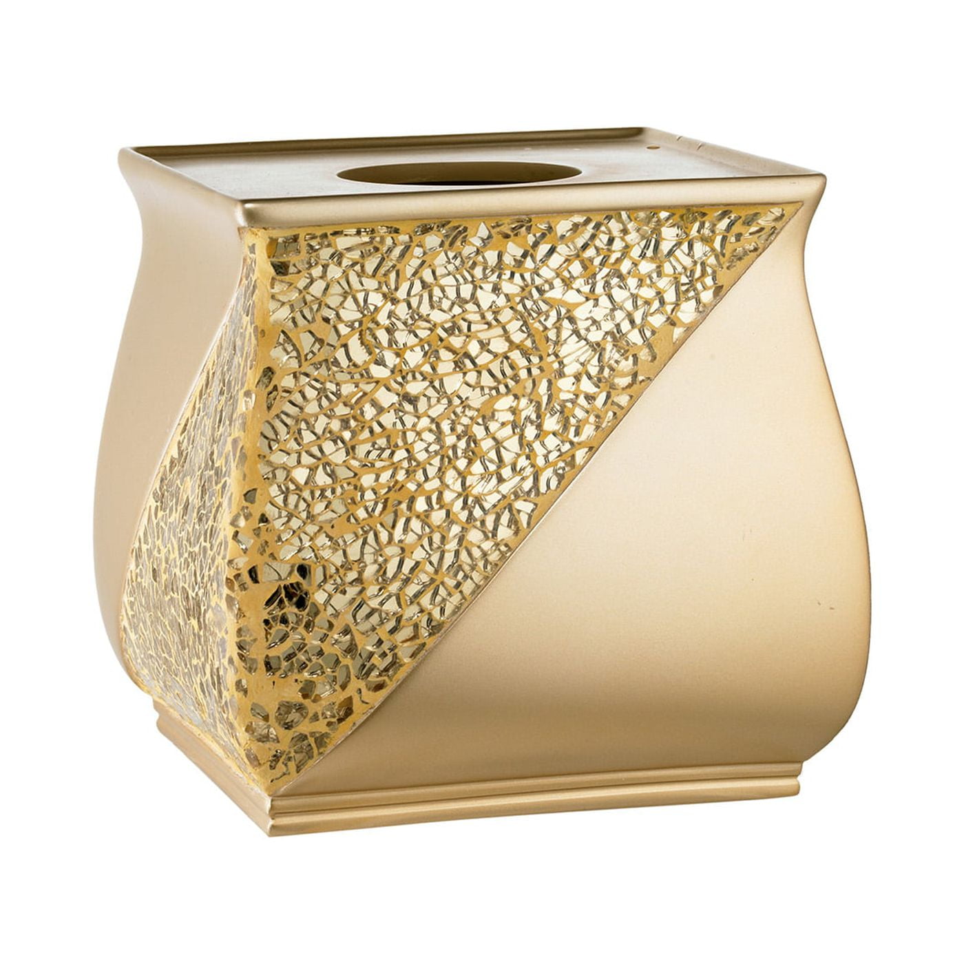Vanity Taschentuchbox 12,5x12,5xH12,5cm gold 