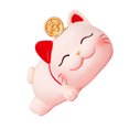 thumbnail image 4 of Lucky Cat Ornament Synthetic Resin Fortune Cat Statue Decoration for Home Living Room SJ0001 2, 4 of 5