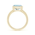 thumbnail image 2 of Angara Natural 2.7 Ct. Aquamarine Solitaire Ring in 14K Yellow Gold for Women (Ring Size: 12), 2 of 9