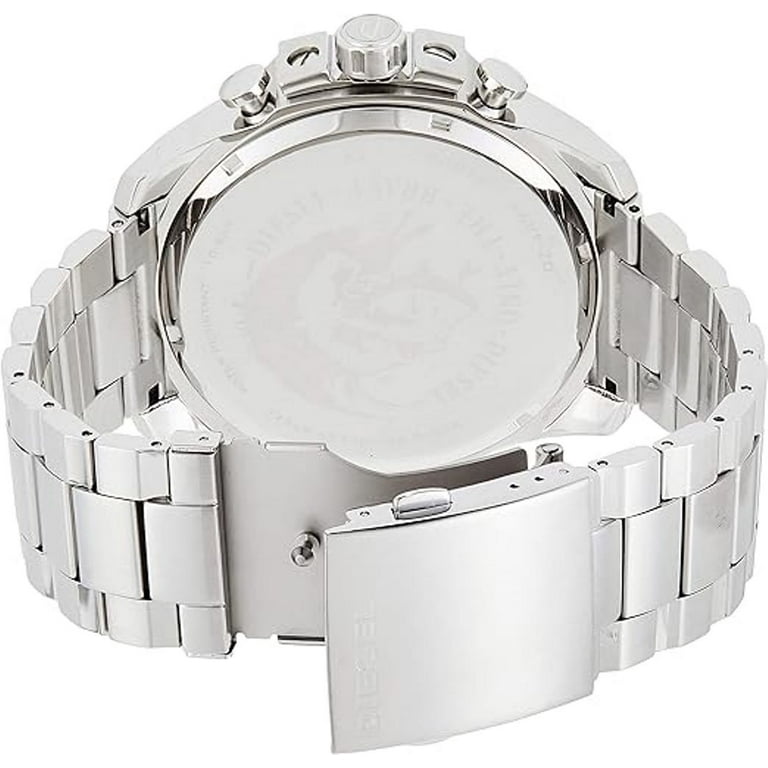 Diesel Men's DZ4477 Silver Stainless-Steel Japanese