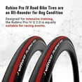 thumbnail image 2 of Vittoria Rubino IV Tire - 700 x 25 Clincher Folding Black/White 3C G2.0, 2 of 3