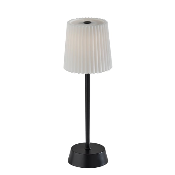 Adesso Bobby 14" 1-Light Touch Dimmer Rechargeable LED Cordless Indoor Outdoor Table Lamp