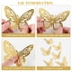 thumbnail image 3 of Juego de Accesorios de Ramillete de Flores de 140 Piezas, 4 Piezas de Mini Dorada, 36 Piezas de Pegatinas de Mariposa Doradas 3D y 100 Piezas de Alfileres de Diamantes, 3 of 5