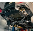 thumbnail image 4 of Valvetronic Design Exhaust Muffler UVM.76MM.DUALOUT.X1 Single 3 Inch Offset Inlet; Dual 3 Inch Offset Outlet; 18-1/2 Inch Overall Length, 4 of 5