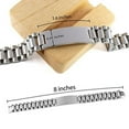 thumbnail image 2 of Best Grandma Gifts, No Matter How Much You Eat, Grandmas Won't Believe That You, New Birthday Ladder Bracelet From Grandmom, Personalized grandma bracelet, Custom grandma bracelet, Engraved grandma, 2 of 3