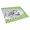 Poodle #4, variant on White Standard Poodle Large Size Lucky Shamrock St. Patricks Day Glass Cutting Board
