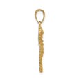 thumbnail image 4 of 14K Gold Polished Open-Backed Seahorse Pendant, 4 of 4