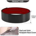 thumbnail image 2 of MODANU 4" x 78.7" Self Adhesive Door Kick Plate Stainless Steel Kick Plate for Bottom of Door Kick Plates for Exterior Doors Scratch Resistant No Drill for Interior, Exterior Doors (Black), 2 of 5