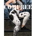 thumbnail image 5 of COMFREE Women High Waisted Yoga Pants Workout Butt Lifting Scrunch Booty Leggings Tummy Control Anti Cellulite Textured Tights, 5 of 6