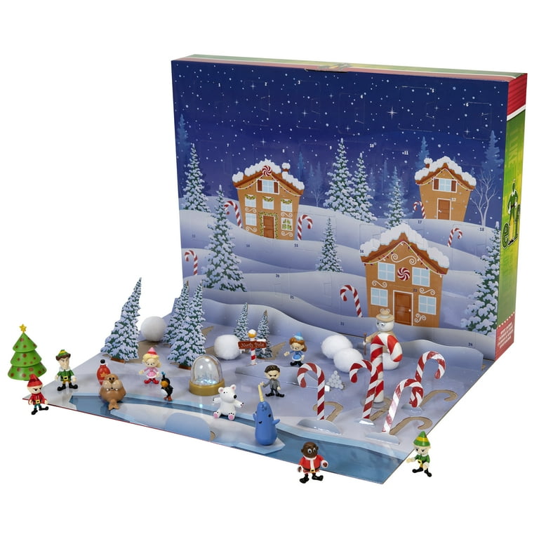 Elf Collectible Advent Calendar – Includes 17 Collectible