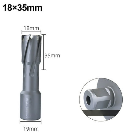 

BCLONG Hollow Drill Bit Magnetic Drill Hole Reaming Drill Bit 35Mm 50Mm Deep Length