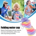 thumbnail image 4 of Bouteille d'Eau Pliable 600 ml Bouteille d'Eau de Voyage en Silicone avec Paille Bouteille d'Eau de Sport Portable Étanche Sans BPA Bouteille d'Eau Réutilisable pour Voyage Gym Camping Randonnée, 4 of 10