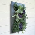 thumbnail image 5 of Modern Home Living Wall Galvanized Steel/Zinc Succulent Planter (Aged Zinc, 18 Pocket), 5 of 6