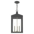thumbnail image 3 of Livex Lighting Nyack 3 Light Outdoor Post Top Lantern, 3 of 7