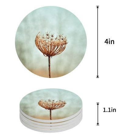 

FMSHPON Paris Eiffel Tower Set of 8 Round Coaster for Drinks Absorbent Ceramic Stone Coasters Cup Mat with Cork Base for Home Kitchen Room Coffee Table Bar Decor