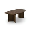 Bestar Boat-Shaped conference table with 1 3/4" melamine top in Chocolate