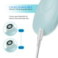 thumbnail image 4 of Facial Brush, Rechargeable Electric Rotating Face Scrubber, Electrical Facial Brush With 3 Heads Minimize Pores + Help Get Rid of Acne and Blackheads，blue, 4 of 7