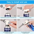 thumbnail image 3 of Blow Torch Lighter Kitchen Butane Culinary Torch Chef Cooking Torch Professional Adjustable Flame Lighter with 360 Degree Inverted for DIY, Creme, Brulee, BBQ, Baking, Camping and Jewellery, 3 of 6
