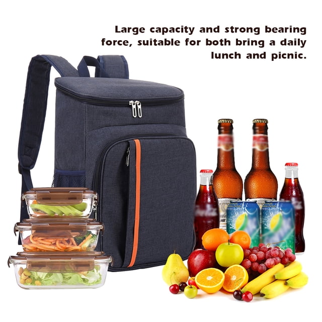 Mochila Mochila de almuerzo a prueba de fugas de gran capacidad de 18L Bolsa térmica grande Picnic B Tomshoo Mochila