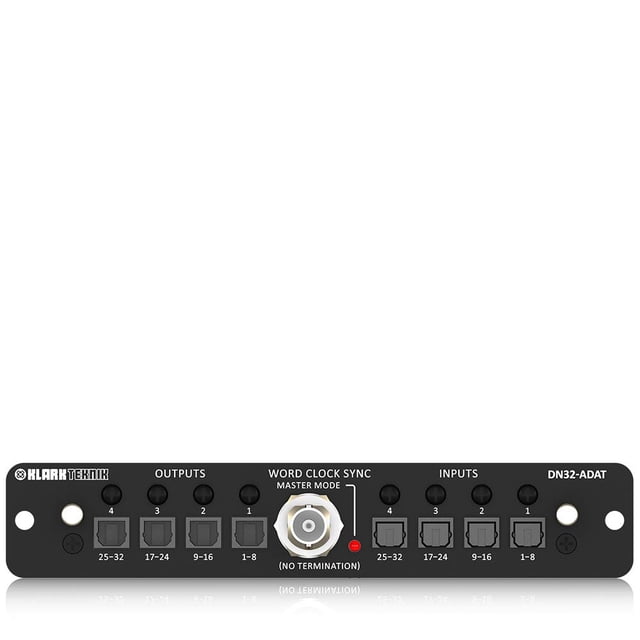 Módulo de expansión ADAT Klark Teknik DN32-ADAT de 32 canales