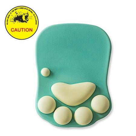Cat Paw Mouse Pad with Wrist Support, Soft Silicone Wrist ...