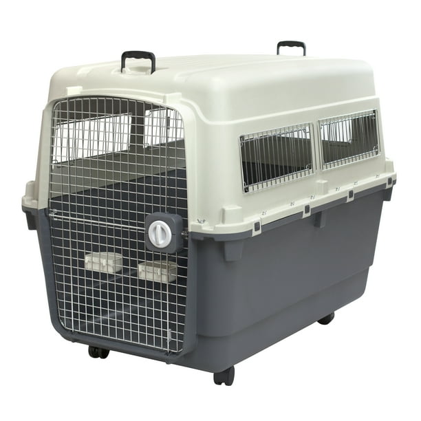 Kennels Direct Premium Plastic Dog Kennel and Travel Crate, Size XXX