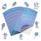thumbnail image 2 of Papel adhesivo holográfico imprimible de 20 hojas, papel autoadhesivo A4 impermeable de secado rápido para impresoras de inyección de tinta, 2 of 5