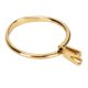 thumbnail image 4 of Blank Ring Base Steel Short Four Claws Exquisite Glossy Lightweight Finger Rings Components for DIY Crafts Jewelry Making Gold, 4 of 5